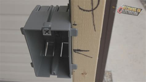 how to install single gang electrical box|single gang data outlet.